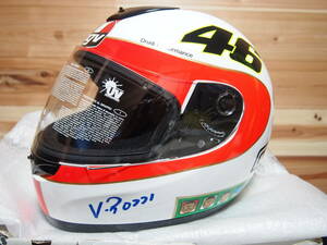 希少 レア AGV　Ｋ－ＳＥＲＩＥＳ Ｅ２２０５　ＴＯＰ　ＲＯＳＳ　ＲＯＳＳＩ　ＩＣＯＮ　サイズ L ヘルメット ロッシ 未使用保管品