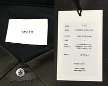 S　STEIN 23SS レイヤードチェックシャツ カーキ 新品 定価59400円　シュタイン　チェック　シャツ　重ね着_画像10