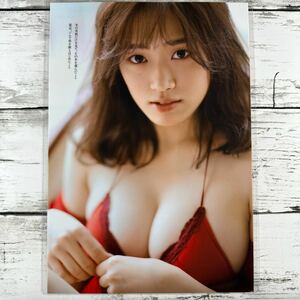 [高品質ラミネート処理][ 清水綾乃 ] プレイボーイ 2019年15号 雑誌 切り抜き 5ページ 水着 グラビア アイドル 芸能人 女優