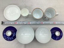 深川製 鉢 平皿 茶碗 マグカップ 湯のみ カップ＆ソーサー 多数まとめ 一部ヒビ・カケ有 中古品 ACB_画像6