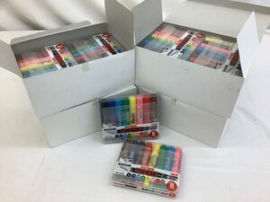 三菱鉛筆 水性マーカーセット プロッキー 8色×10P入×4箱まとめ 中古品 ACB含む 1本欠品 未使用品 ACB