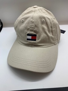 「タグ付・未使用品」トミーヒルフィガー TOMMY HILFIGER 帽子 キャップ カーキ khaki サイズ調整可能アジャスター付 男女兼用