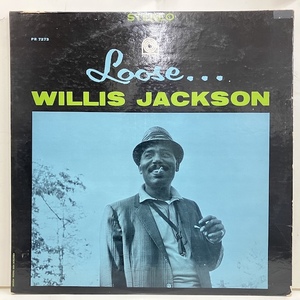 ■即決 JAZZ Willis Jackson / Loose prst7273 j39276 米オリジナル、ミゾナシ黒銀Nj 「Stereo Vangelder」刻印 ウィリス・ジャクソン