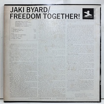 ■即決 JAZZ Jaki Byard / Freedom Together prst7463 j39278 米オリジナル、紺右Trident Stereo、DBH/ORT-1刻印 ジャッキー・バイアード_画像2