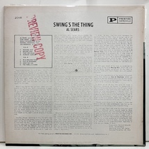 ■即決 JAZZ Al Sears / Swing's the Thing svlp2018 j39279 米オリジナル、Dg 赤銀 Rvg機械刻印、Mono WENDELL MARSHALL_画像2