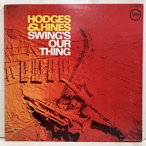 ■即決 JAZZ Johnny Hodges Earl Hines / Swing's Our Thing v6-8732 j39341 米オリジナル、黒銀T/Mgm Dg Stereo 