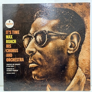 ■即決 JAZZ Max Roach / It's Time As16 j39349 米盤、Stereo 艶Abc Paramountオレンジ、「LW Stereo Vangelder」刻印 