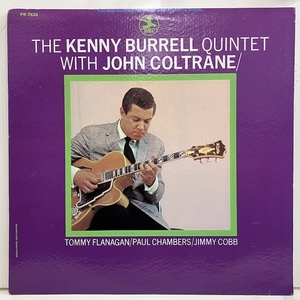 ■即決 JAZZ Kenny Burrell / with John Coltrane P7532 j39367 米盤、草Stereo 刻印無し TOMMY FLANAGAN