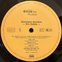 ■即決 JAZZ Eric Dolphy / Stockholm Sessions enja3055 ej4137 独オリジナル、Mono エリック・ドルフィー_画像3
