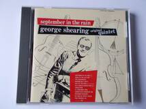 George Shearing CD 「September In The Rain」 2012年再発 国内盤 再生確認・音OK ＊ ジョージ・シアリング 九月の雨_画像1