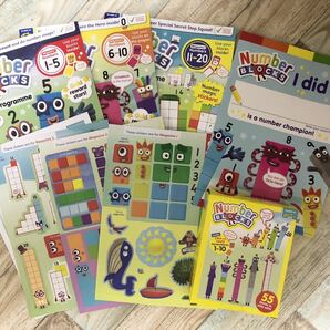 ブロック付き Numberblocks Maths Programme 《ナンバーブロックス》（英語 ワーク ナンバーブロック アルファブロック算数）