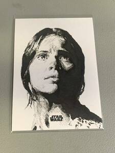 Jyn Erso 2023 Topps Star Wars Finest 1of1 Sketch Card 1/1 ジン・アーソ スケッチカード Artist Rob Teranishi Sketch Card Robert 