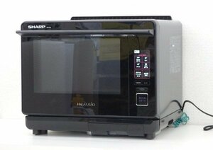 動作品 SHARP/シャープ ウォーターオーブン HEALSIO AX-X10-B 2020年製 ブラック 30L 縦開き ヘルシオ スチームオーブンレンジ 電子レンジ