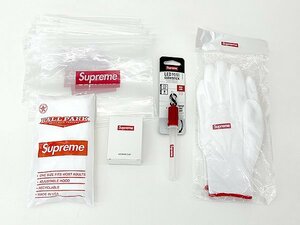 Supreme/シュプリーム グローブ ポンチョ シャワーキャップ LED MINI GLOWSTICK ジップロック まとめセット ノベルティ