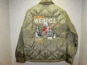 30％OFF SALE WEIRDO ウィアード ベトジャン WEIRDOZ QUILTING Jacket KHAKI