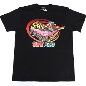 Lサイズ ロッキンジェリービーンSUPIE & GOO GET AWAY Tシャツ 黒色 RockinJerryBean EROSTIKA