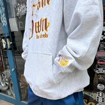 XLサイズ Kustomstyle カスタムスタイル KSP2316ASH SIXTY FOUR PULLOVER HOODIE プルオーバー パーカー グレー色_画像4