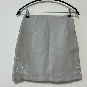 【titty&Co.】 刺繍入りキュロット　ミニスカート　Sサイズ　ブルー