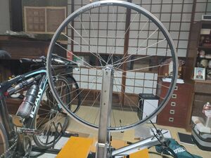 自作手組み リアホイール　 リムブレーキ仕様ロードバイク用