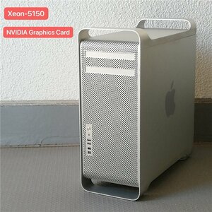 1円～ 訳あり アップル デスクトップ Apple Mac Pro A1186 中古 Xeon-5150 7GB HDD-2TB ★NVIDIA グラフィックス カード★ MacOS無し