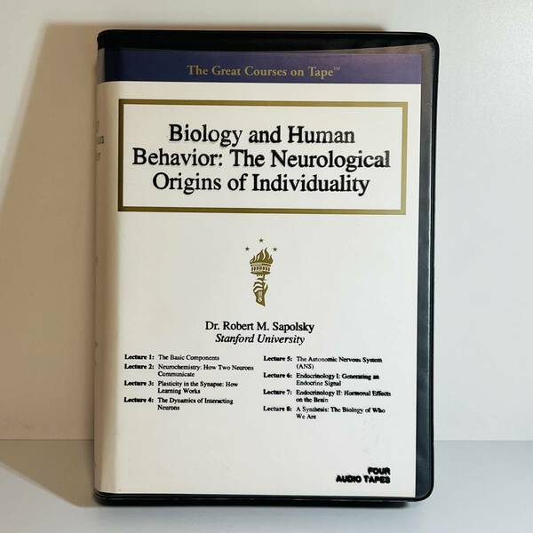 【洋書 希少カセットテープ】Biology and Human Behavior: The Neurological Origins of Individuality