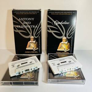 【洋書 希少カセットテープ テープ各1本不足】ANTONY AND CLEOPATRA/Cymbeline