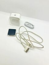 ◆ 【Apple】iPod nano/第6世代/8GB/シルバー/外装美品/ジャンク/純正イヤホン付き/充電線付き/ケース付き ◆_画像8