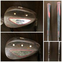 ★1円スタート★同梱可★Mizuno MP ノーメッキ ウェッジ DG ダイナミックゴールド 52-07 58-10 2本セット ミズノ wedge_画像1