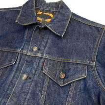 60s 70s Levi's 70505 ブランケット付き BIG E デニム ジャケット 42 ビッグE トラッカージャケット リーバイス Levis USA ヴィンテージ_画像3