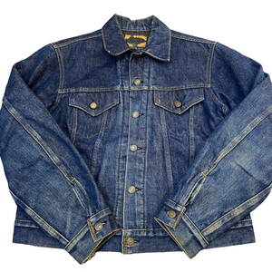 60s 70s Levi's 70505 ブランケット付き BIG E デニム ジャケット 42 ビッグE トラッカージャケット リーバイス Levis USA ヴィンテージ