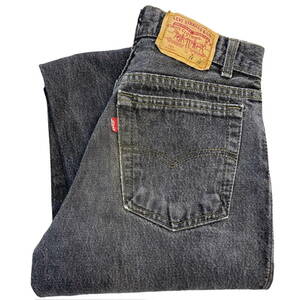 90s USA made Levi's 701 5759. dyeing black Denim pants W26 L28 STUDENT strut Levis Levi's jeans Vintage 