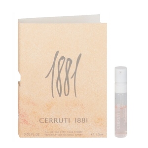 チェルッティ 1881 プールファム (チューブサンプル) EDT・SP 1.5ml 香水 フレグランス 1881 POUR FEMME CERRUTI 新品 未使用