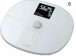 【未使用品】 ELECOM エレコム HCS-WFS01WH エクリア 体組成計 Wifi接続対応 ホワイト-2 【FC2767】