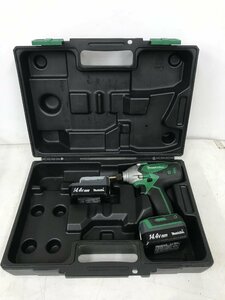 【中古品】★makita(マキタ) DIY 14.4v充電式インパクトドライバ (1.1Ahバッテリx2ケース) M695DWX　ITEX4RT4ZDII