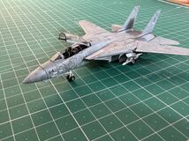 1/144 トップガン F-14 a トムキャット　マーヴェリック機　F-toys 徹底改修　オープンキャノピー付き　tomcat memories2 TOPGAN_画像5