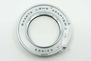エキザクタレンズをコニカFSマウントで使えるアダプター 美品 KONICA純正adatpter コニカFSカメラでEXAKTAレンズが使える変換アダプター