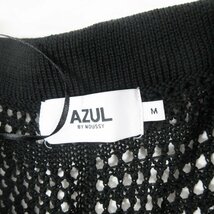 ▲▽AZUL BY MOUSSY ★ブラック メッシュニット セットアップ♪Mサイズ★ 黒♪ 美品_画像3