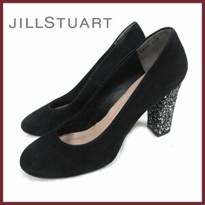 ▲★JILLSTUART shoe(ジルスチュアート シュー)◎グリッターソールパンプス◎ブラック◎サイズ24.5