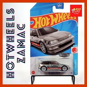 【限定品/未開封】ホットウィール アメリカ ウォルマート限定品 ザマック ’90 ホンダ シビックEF　HotWHeeLs ZAMAC HONDA CIVIC EF