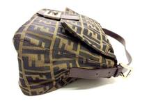 ◆◆【フェンディ】FENDI ズッカ柄 マンマバケット ハンドバッグ ショルダーバッグ 　中古　 oi ◆◆_画像4