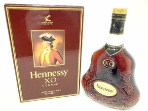◆◆【古酒】Hennessy XO ヘネシー 金キャップ クリアボトル ブランデー コニャック 箱あり　700ml 40%　oi◆◆