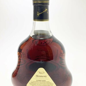 ◆◆【古酒】Hennessy XO ヘネシー 金キャップ クリアボトル ブランデー コニャック 箱あり 700ml 40% oi◆◆の画像3