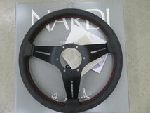 未使用正規品　数量限定モデル　NARDI　SPORT　TYPE A　340　RED　E.NARDI　品番　N921　BKLパンチングレザー＆ブラックスポーク　現品あり_画像6