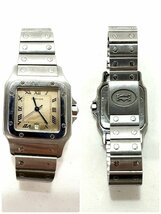 【中古品】カルティエ　Cartier　腕時計　サントスガルベ　クオーツ【送料別】FW0396_画像2