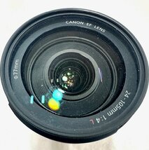 【中古品】(ジャンク品)キャノン　Canon　カメラレンズ/レンズフード　EF24-105mm 1:4LIS/EW-83H【送料別】FD0791_画像3