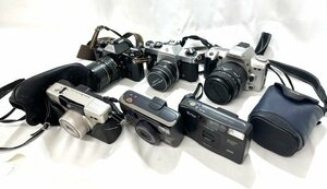 【中古品】(ジャンク品)(6個セット)アサヒペンタックス/フジフィルム/ミノルタ/キャノン/ニコン　フィルムカメラ【送料別】FD0769