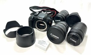 【中古品】(ジャンク品)(7点まとめ売り)キャノン/シグマ　Canon　SIGMA　デジタル一眼カメラ/レンズ×4/レンズフード×2【送料別】FD0782