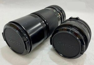 【中古品】【ジャンク品】(2点set)Canon キャノン レンズ[50mm/1:1.8][200mm/1:4]【送料別】TD0205