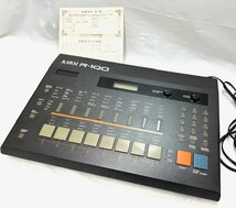 【中古品】(ジャンク品)カワイ　KAWAI　ドラムマシン（リズムマシン）R-100【送料別】FD0778_画像1