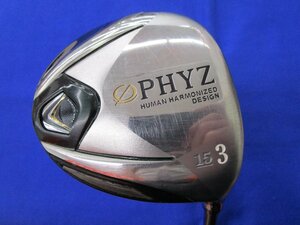 ●ブリヂストン　ツアーステージ　PHYZ（3W-15度-SR）PZ-501W　中古品●